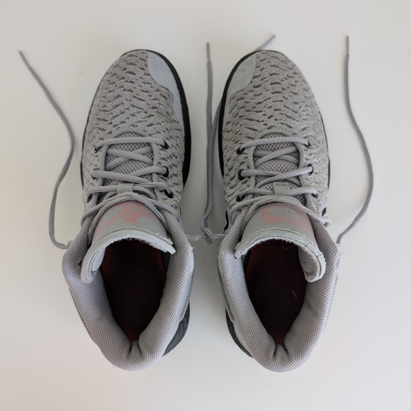 Nike KD Trey 5 VIII Shoes Hi-Top  Sneakers Light Smoke Gray Men's Size 10 - Picture 7 of 14